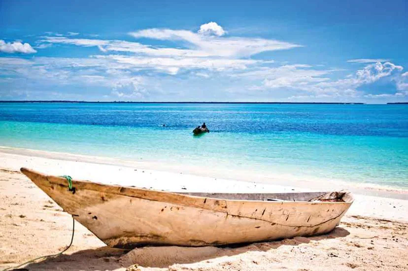 Boat On The Beach Mozambique