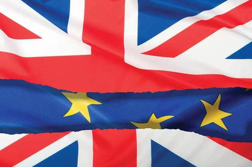 Union Jack and EU flag iStock_95347247
