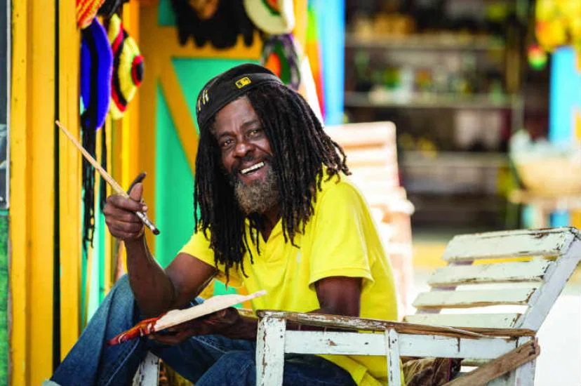 Jamaica Montego Bay craft vendor