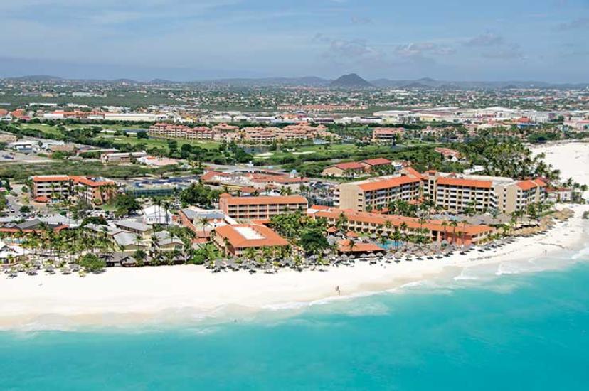 Aruba aerial view