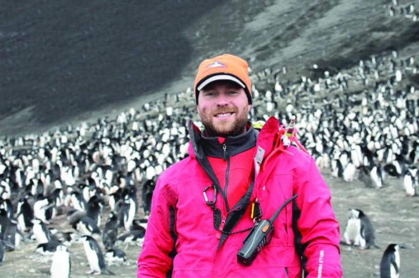 Penguinologist Dr Tom Hart