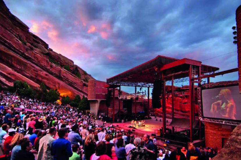 Red Rocks Amphitheatre, by Stevie Crecelius