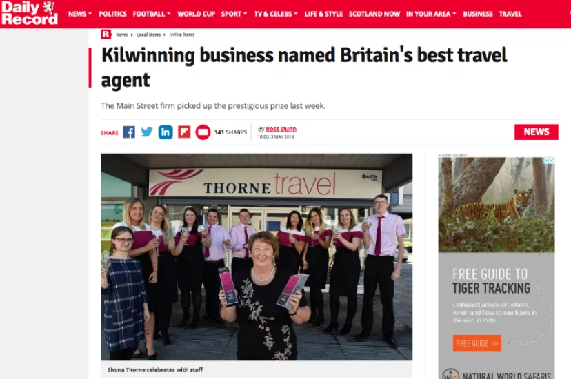 Thorne Travel news coverage.png