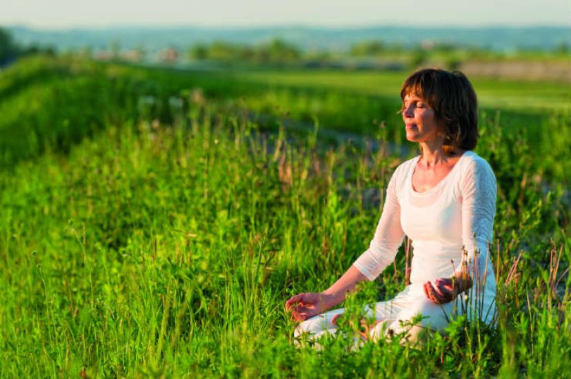 Woman doing yoga