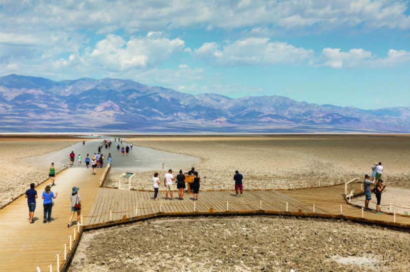 TrekAmerica took clients to destinations like California's Death Valley. Picture: Peter Ellegard