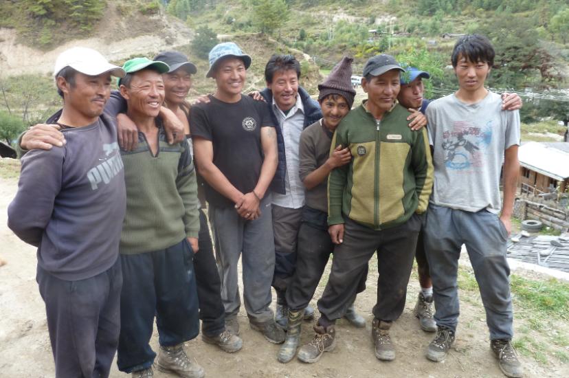 The Mountain Company’s mission is to raise 25,000 Nepalese rupees (about £175) for each of its 21 guides living in Nepal and 11 in Bhutan