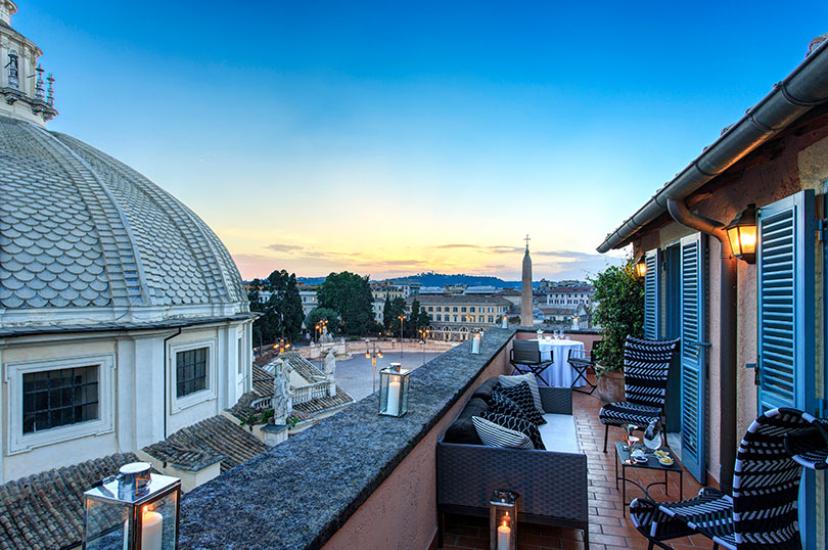 Guests will be able to visit Hotel de Russie in Rome once they've had a negative test