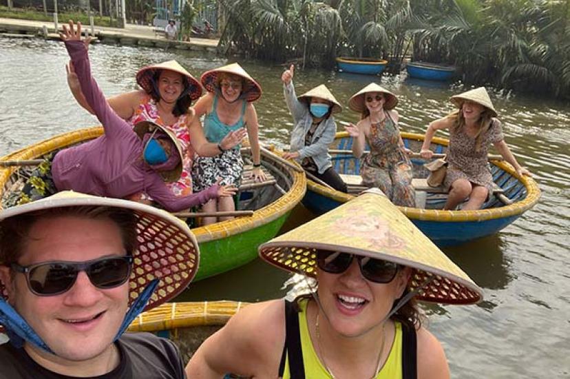 Hays Travel’s Emma Barsdell (front right) is among the new ambassadors, and is pictured on G Touring’s fam trip to Vietnam last year