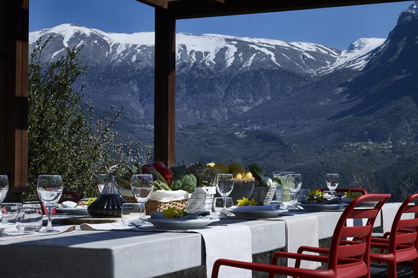 Aristi Mountain Resort terrace