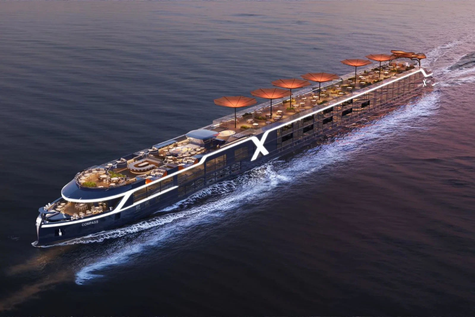 Celebrity's first river ship concept pictured in motion