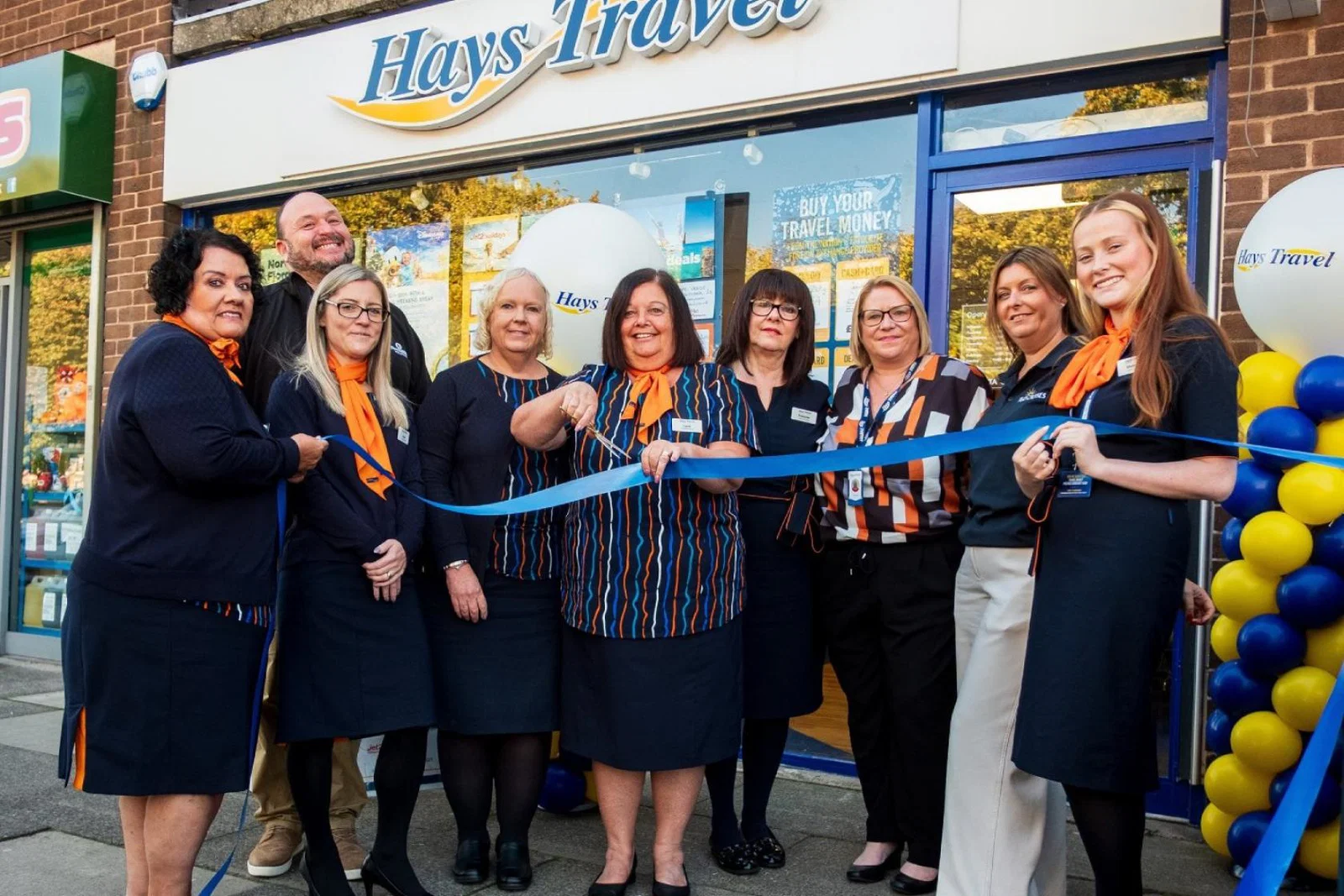 Lynn Robinson opens Hays Travel's newly refurbished Wickersley branch