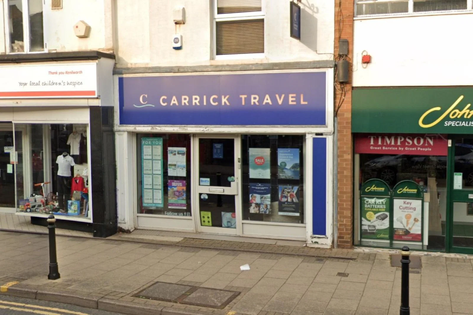 Carrick Travel shop in Kenilworth
