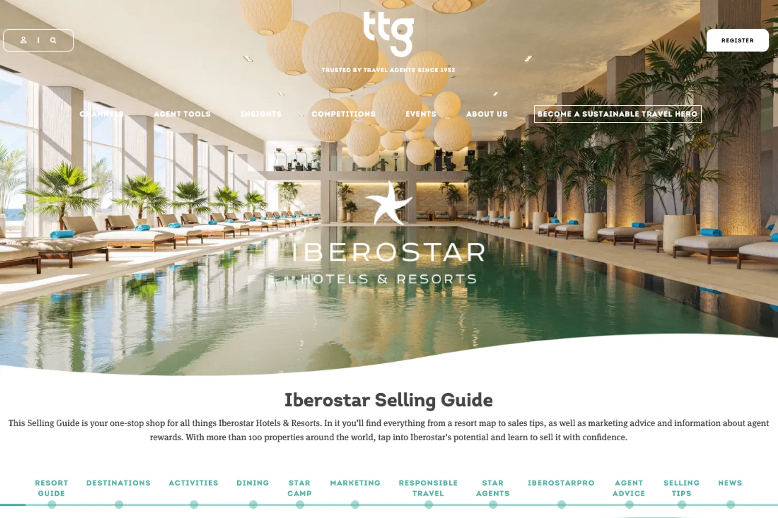 Iberostar Selling Guide screenshot