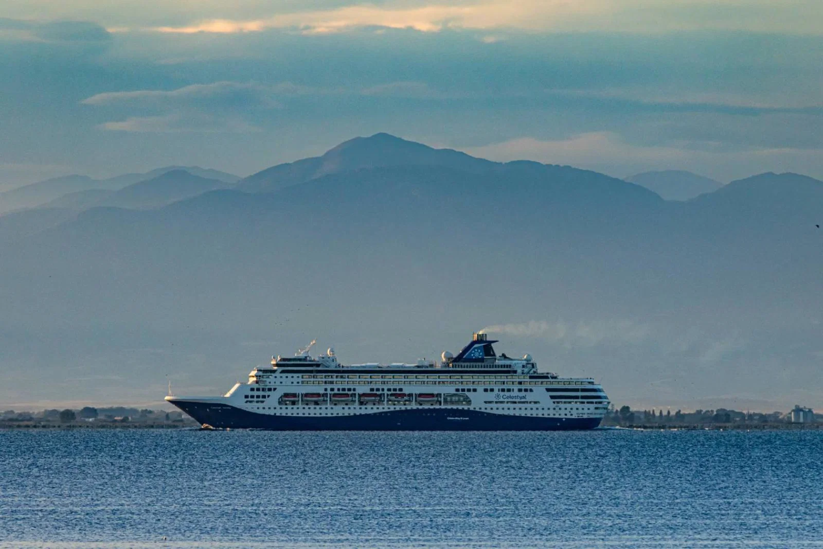 Celestyal Journey ship on open water