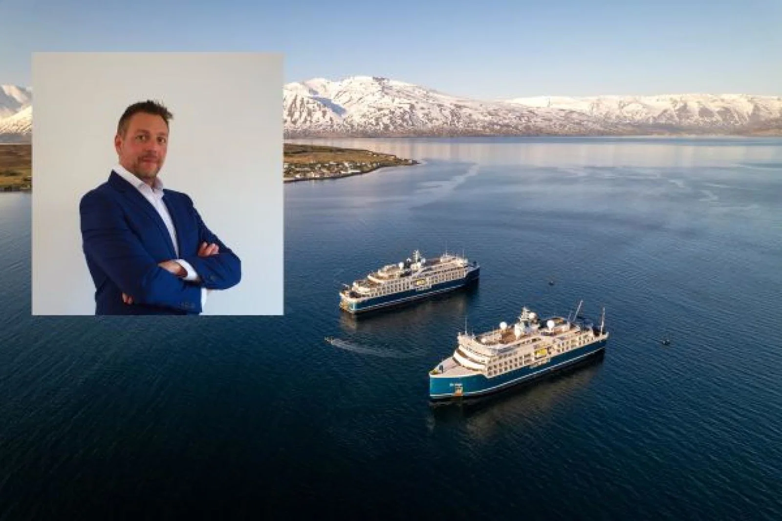 Mario Bounas with Swan Hellenic ships