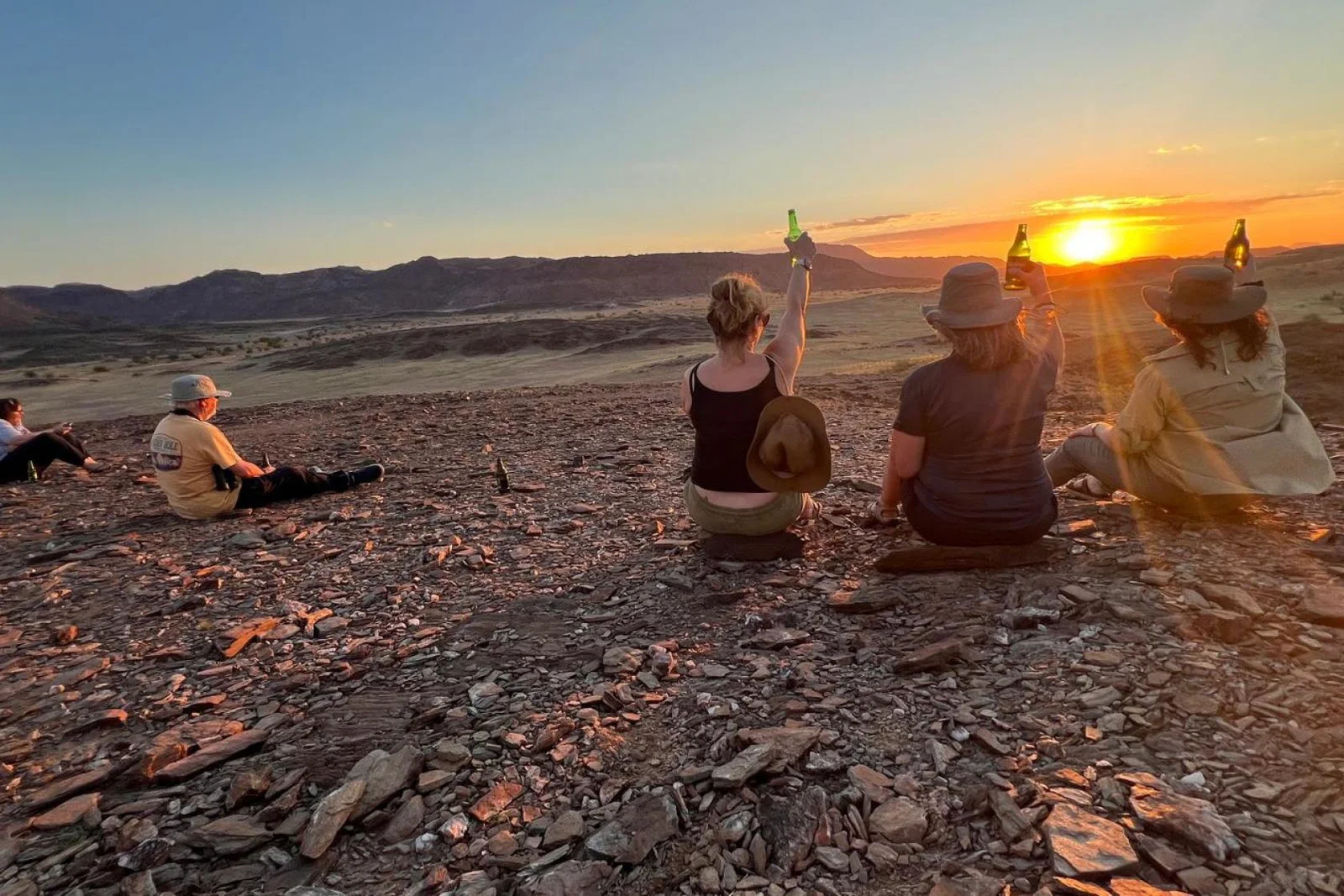 Sundowners in Namibia
