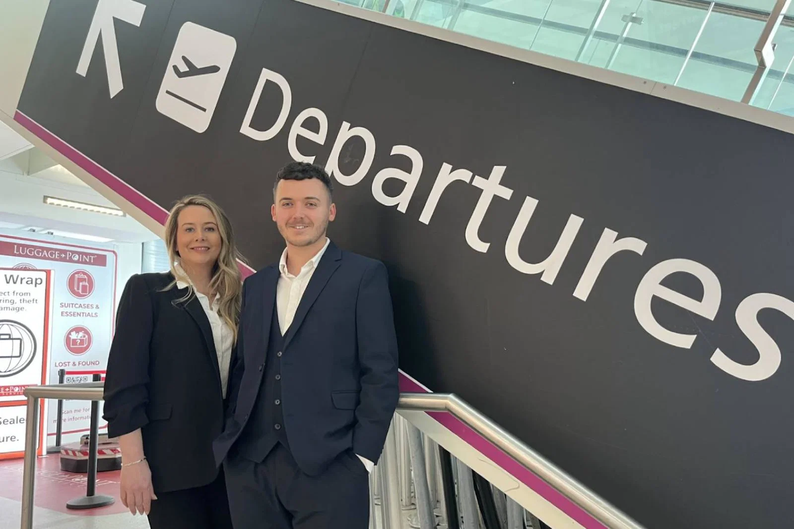 Michael Connolly and Sarah Baum, co-founders at AllWays Travel