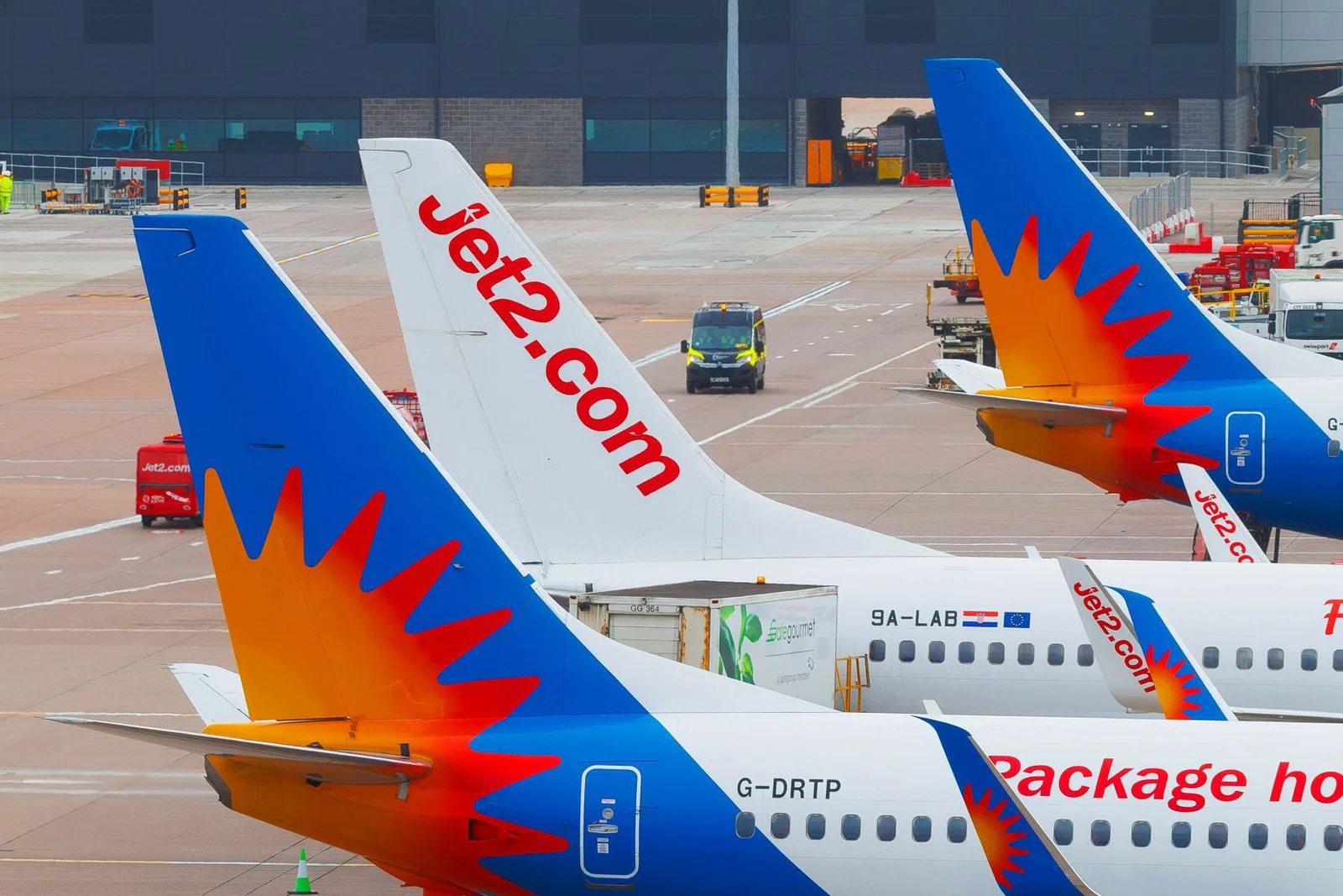 Jet2 aircraft at the stand