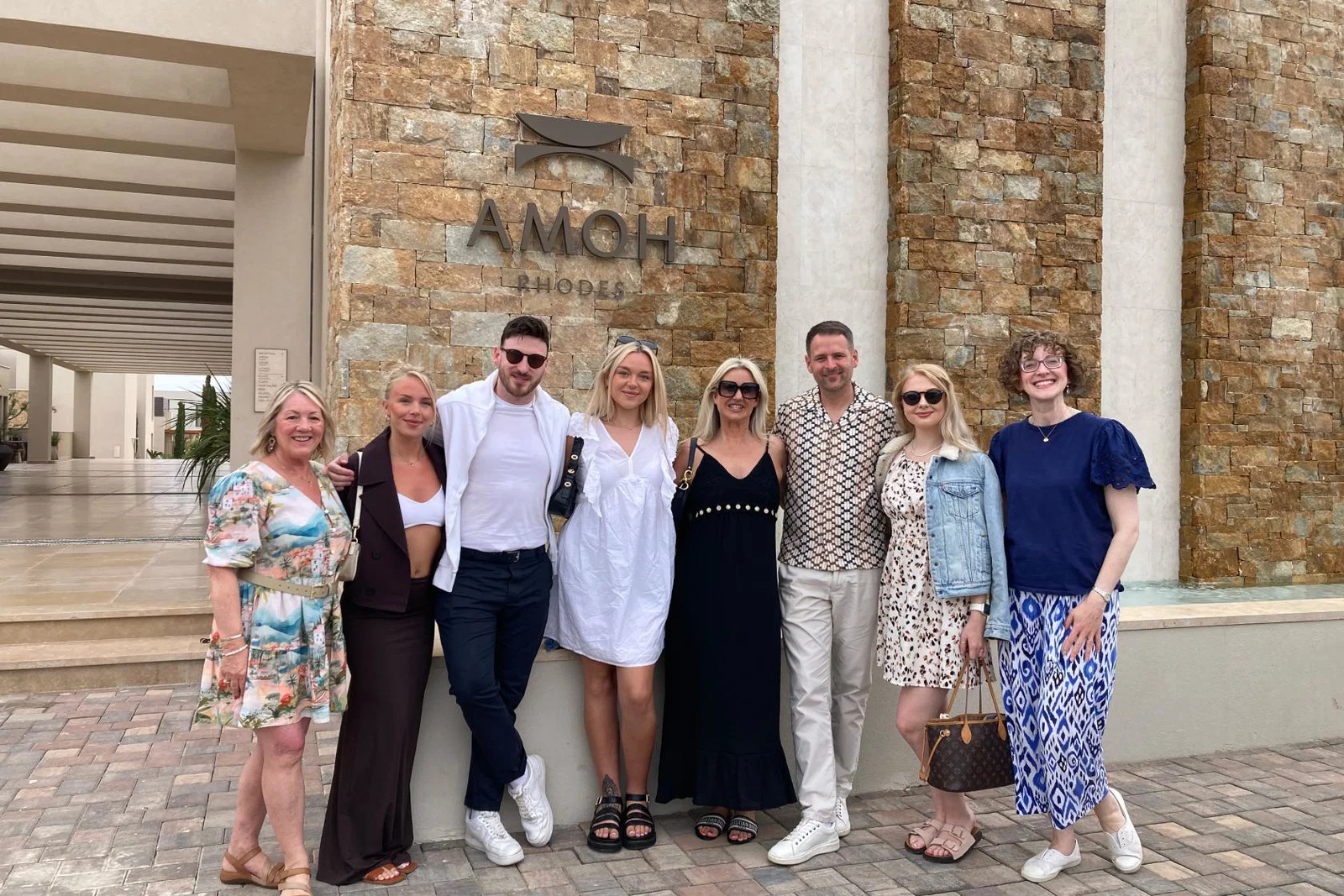 Wavemaker Hospitality's Carl Harris (third from right), with luxury travel advisors on the recent TTG Luxury Journey to AMOH, A Luxury Collection Resort, Rhodes
