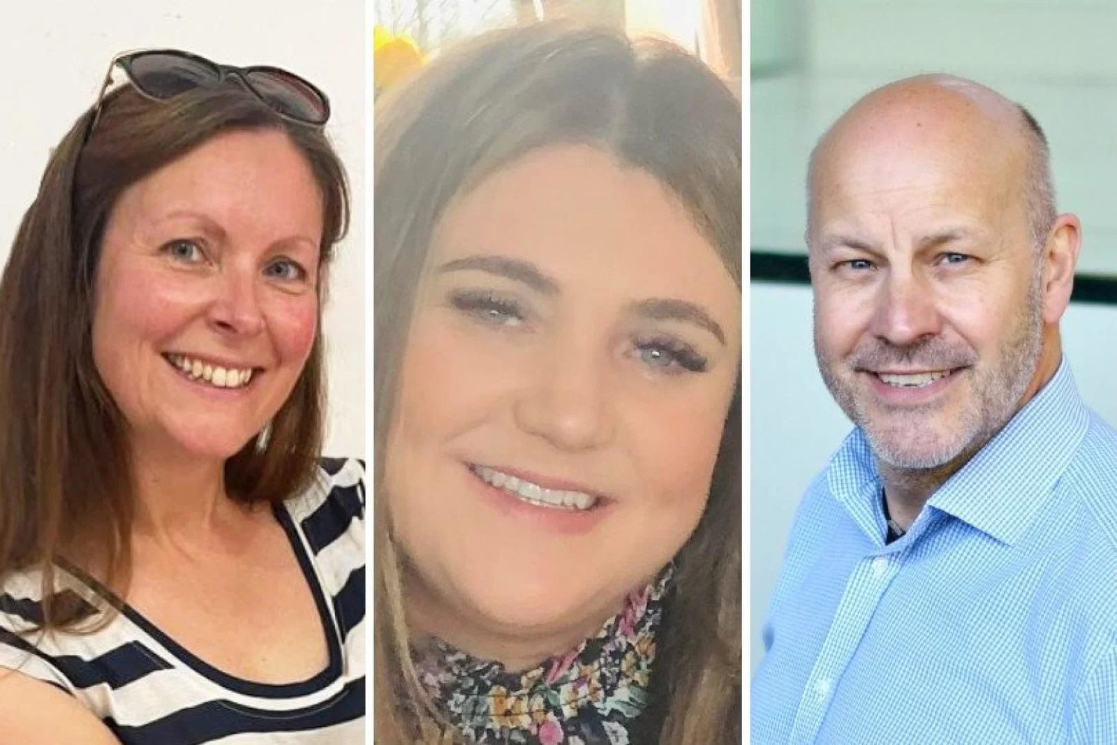 Sarah Miller, Emily Shannon and David Moon