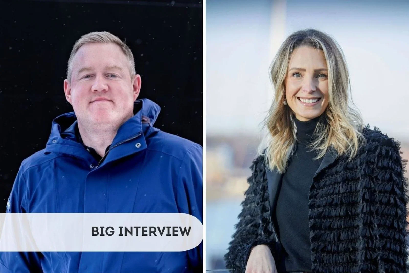 Hurtigruten's Iain Powell and Hayley Moore