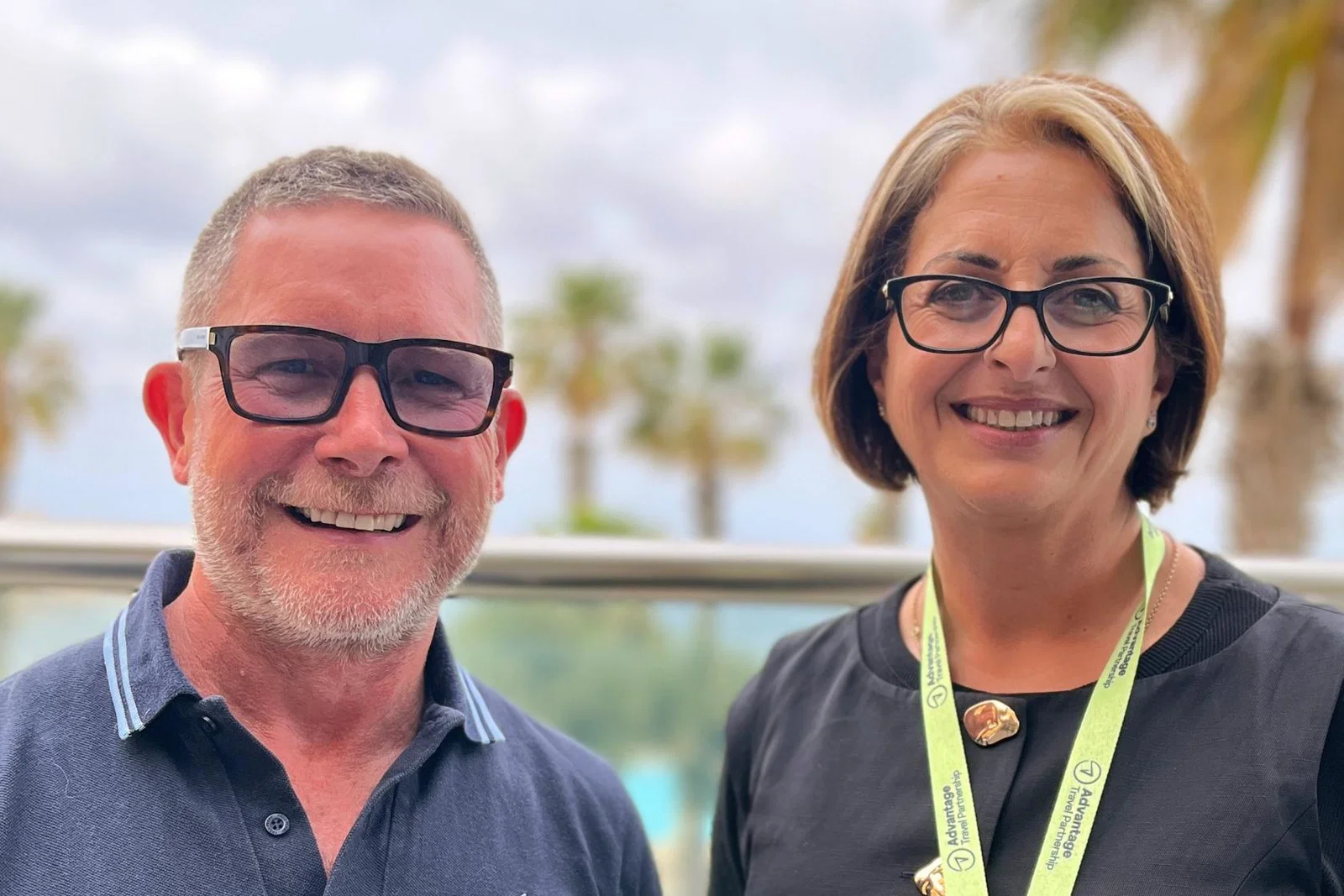 Advantage's John Sullivan and Julia Lo Bue-Said