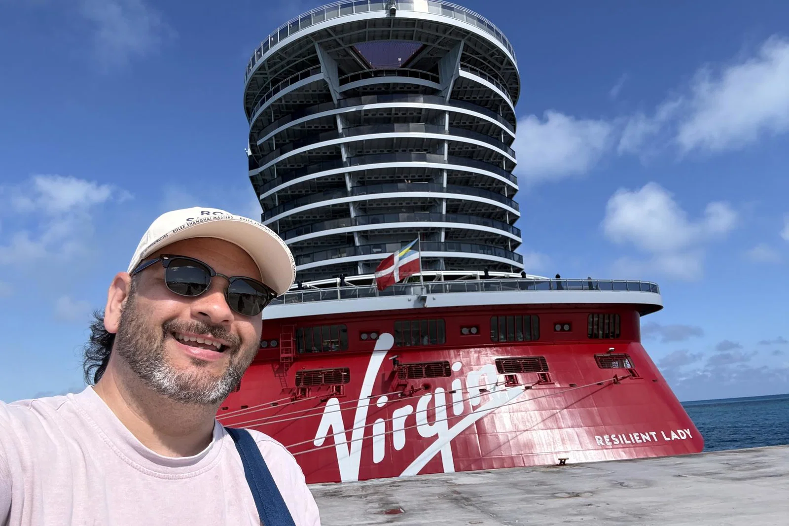 Kieran enjoyed a Caribbean sailing onboard Resilient Lady in April 