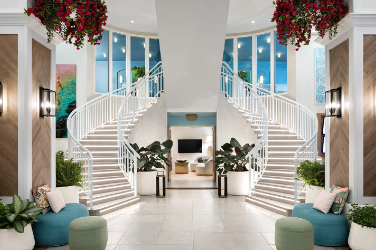 A resort lobby at Beaches Turks & Caicos