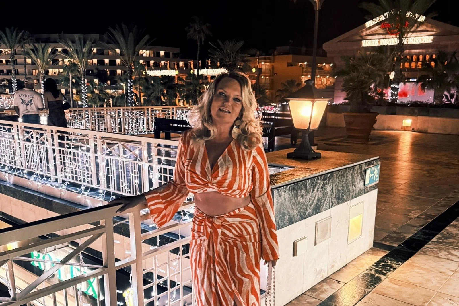 Sarah-Jane by the Mediterranean Palace Hotel
