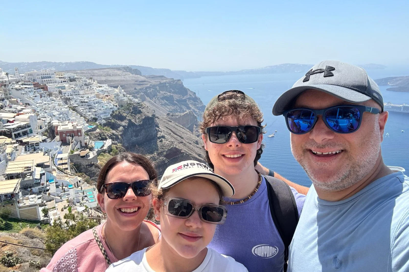 Rich Rochester from Go Cruise & Travel with family