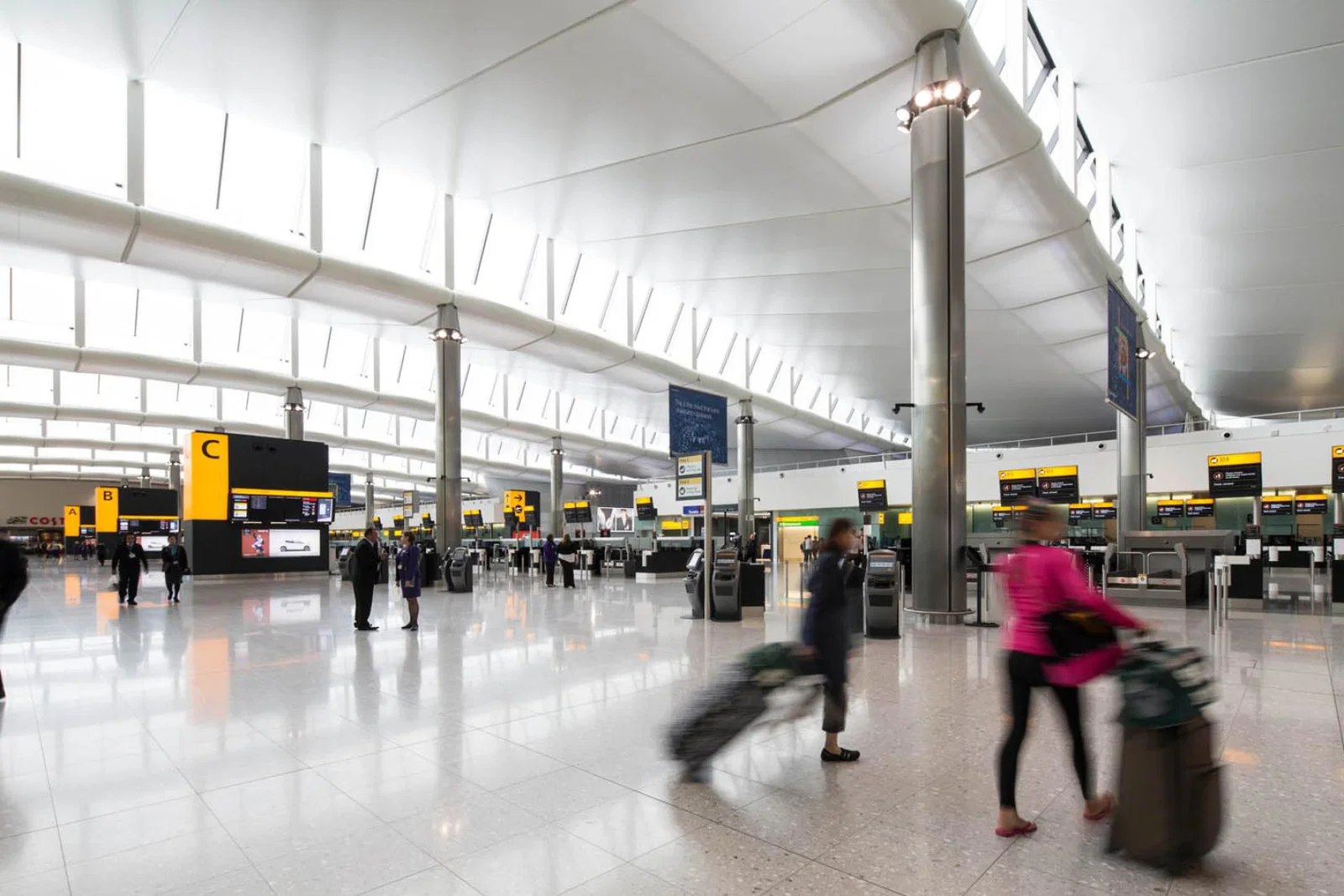 Heathrow Terminal 2 check-in