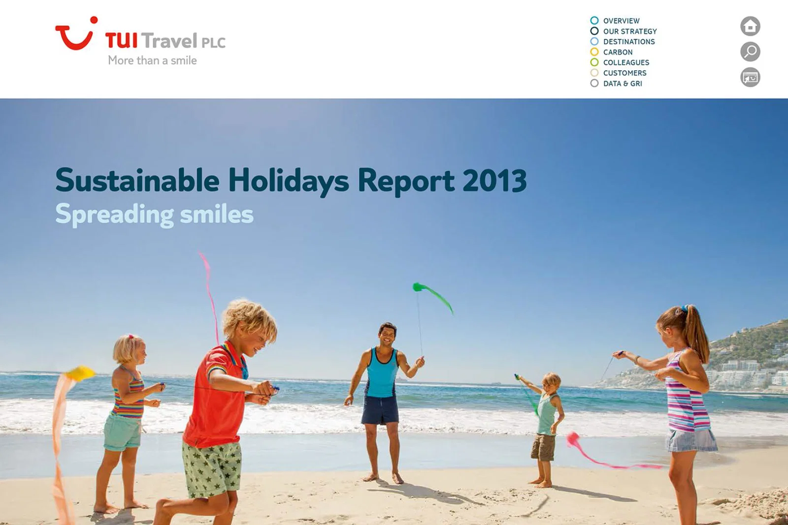 Tui Sustainable Holidays Report 2013