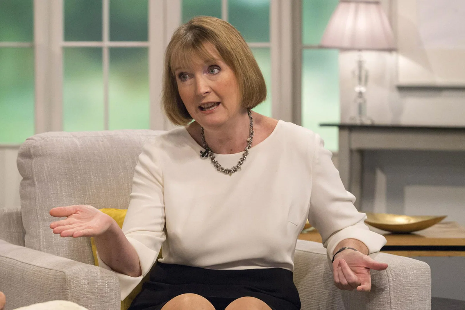 Harriet Harman on ITV (REX - single use)