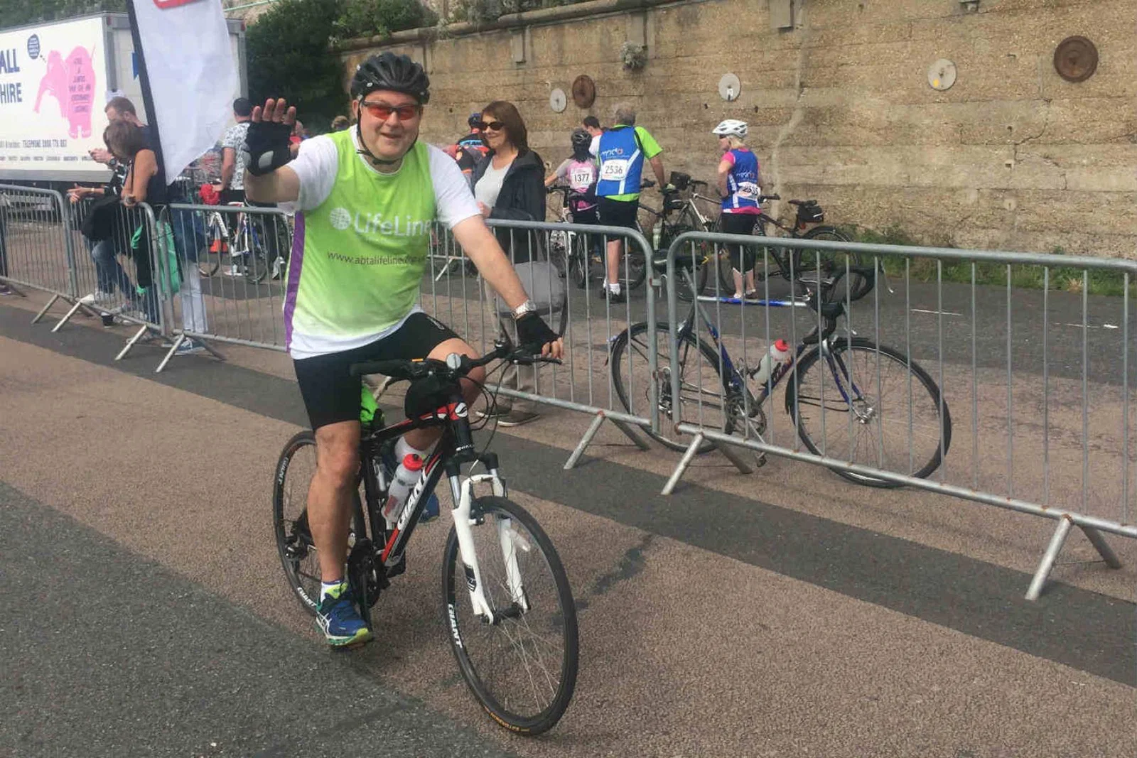 John de Vial on London-Brighton Cycle Ride