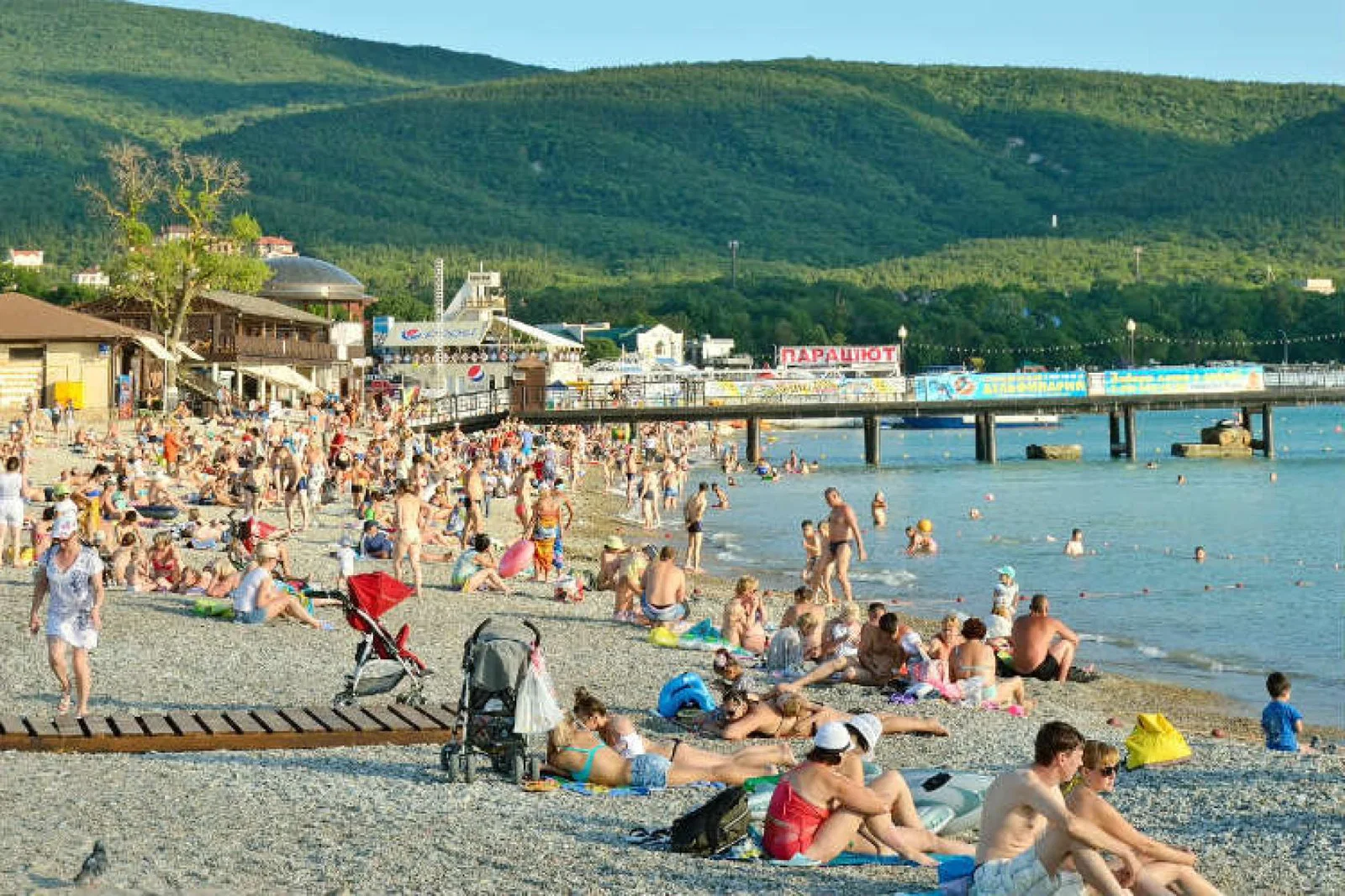 Kabardinka, Russia, tourists