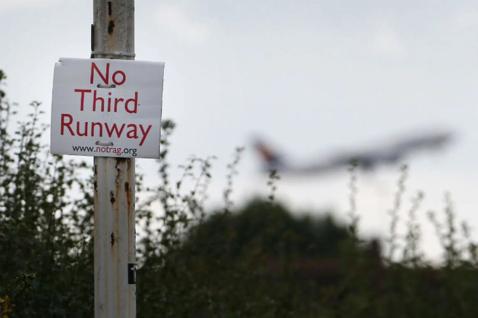 Heathrow, third runway, protest