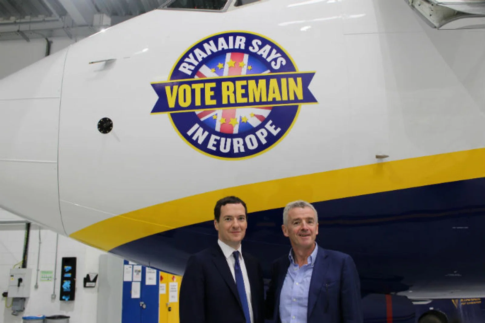 George Osborne Michael OLeary Ryanair EU Brexit