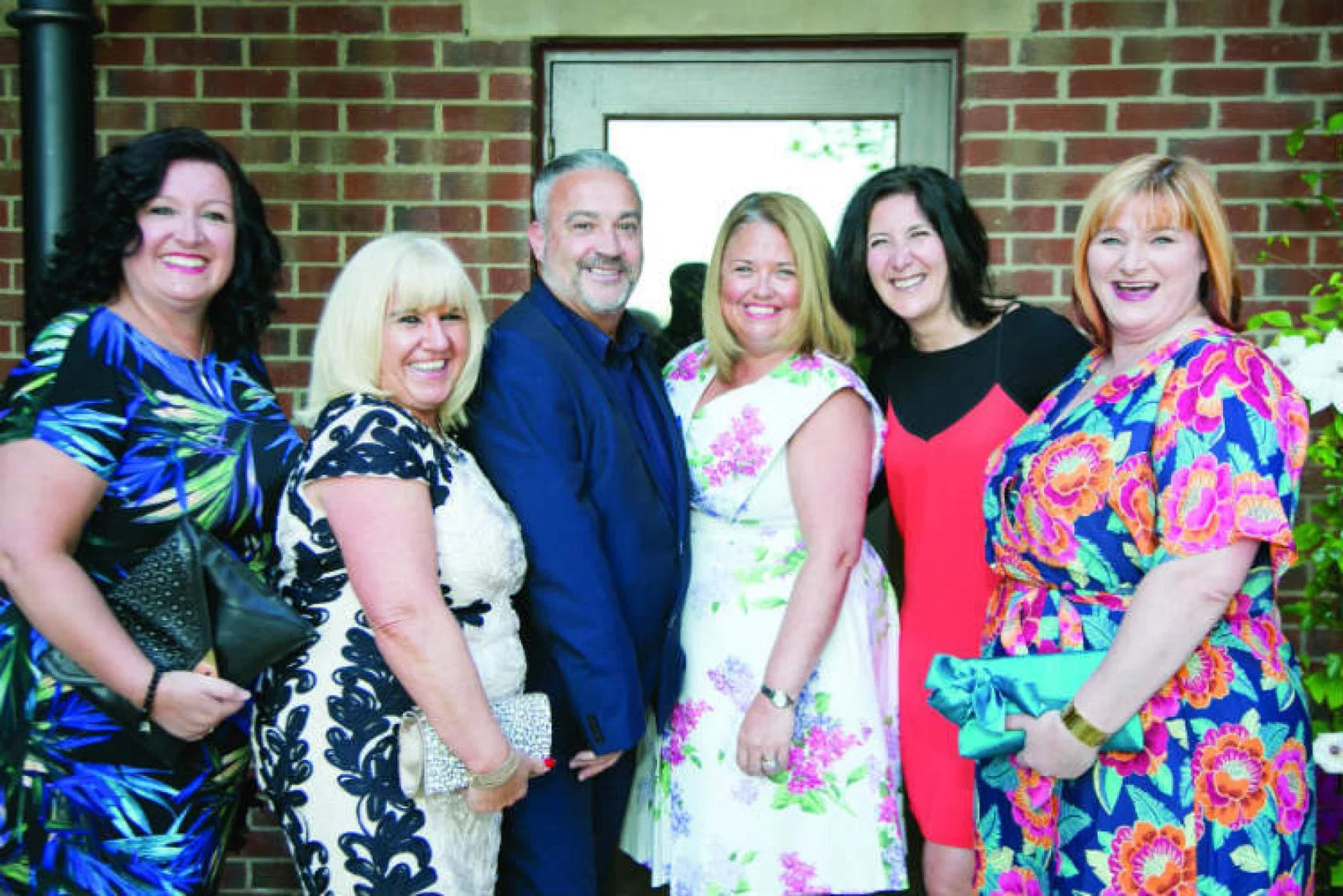 L-R Lynda Doherty Carol Ellis Gordon McCreadie Tracy Hirsz Diane Coleman Jill Waite Pure Luxury