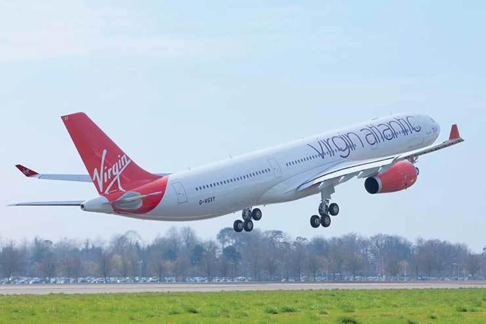Virgin Atlantic A330 take-off
