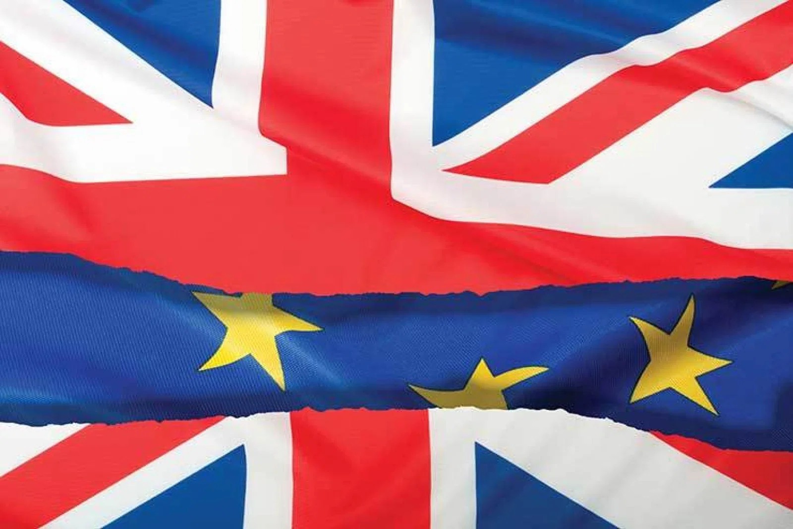 Union Jack and EU flag iStock_95347247