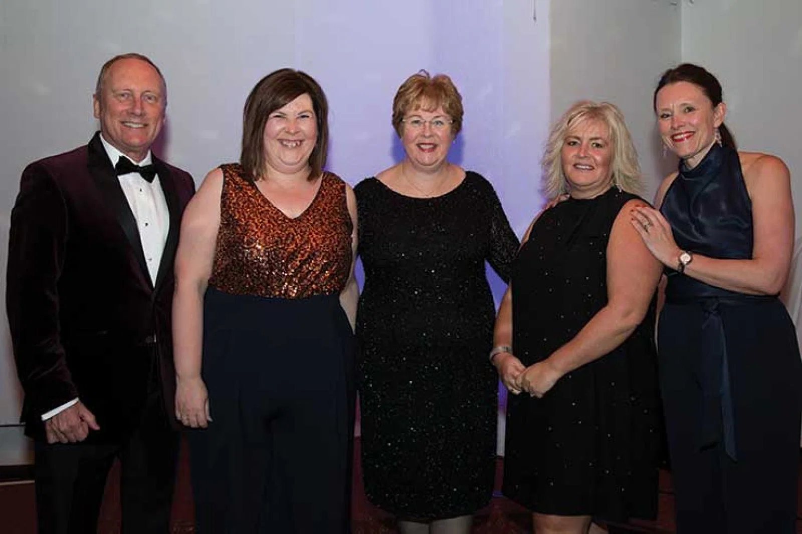Customer Hero Winners: Marie Campbell, centre