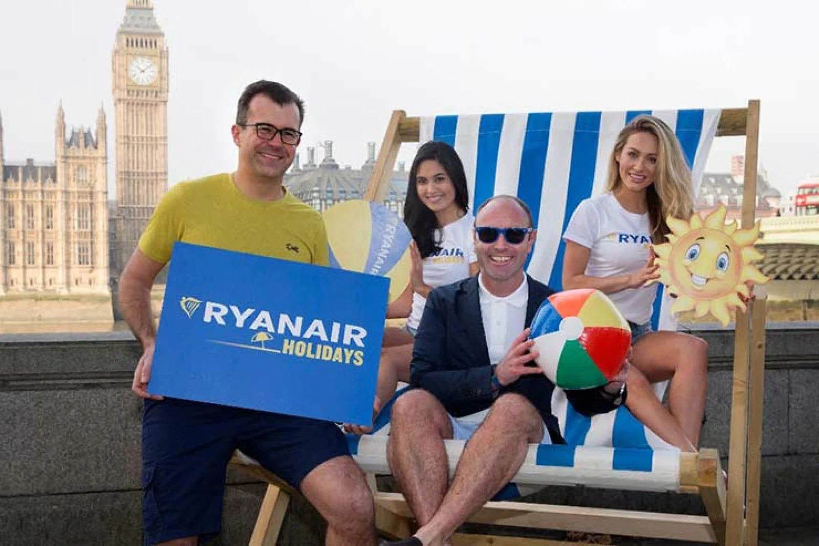 Ryanair Holiday promo by the Thames