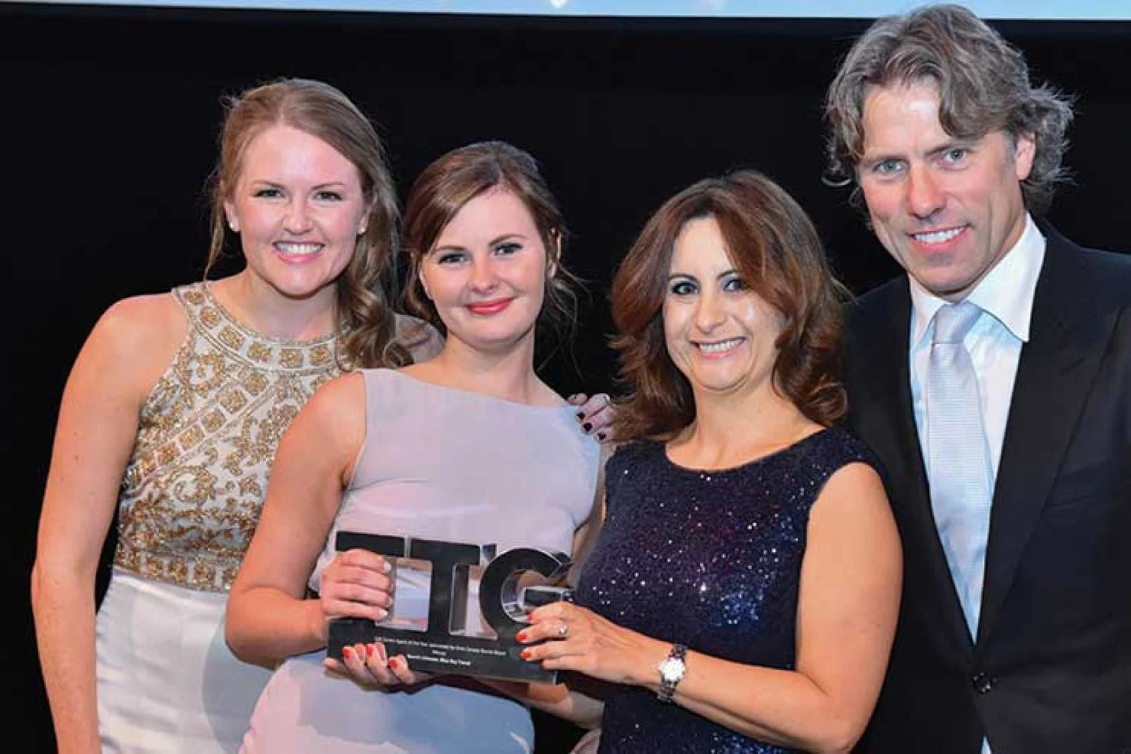 Naomi Johnson of Blue Bay at the TTG Travel Awards 2016