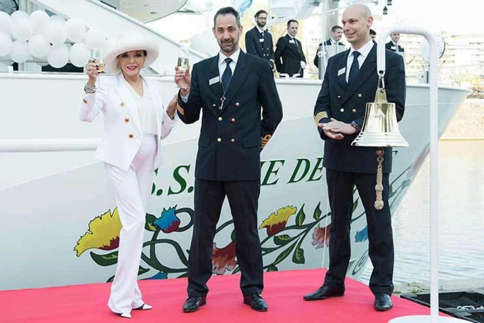 Uniworld Joie de Vivre Christening with Joan Collins
