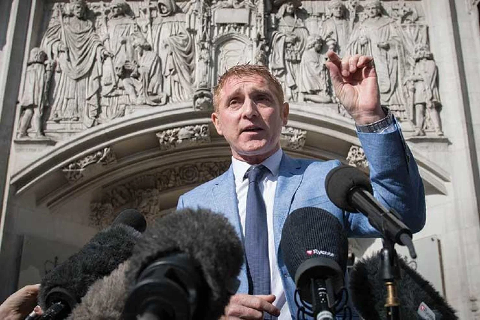 Jon Platt outside Supreme Court Source: Press Association