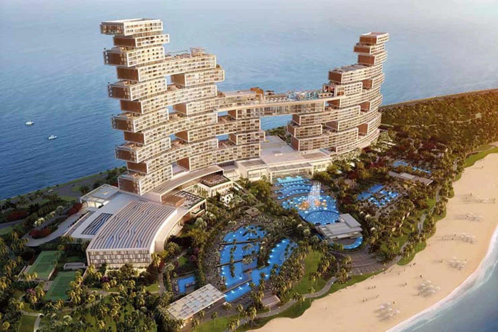 Atlantis architecture by KPF Associates
