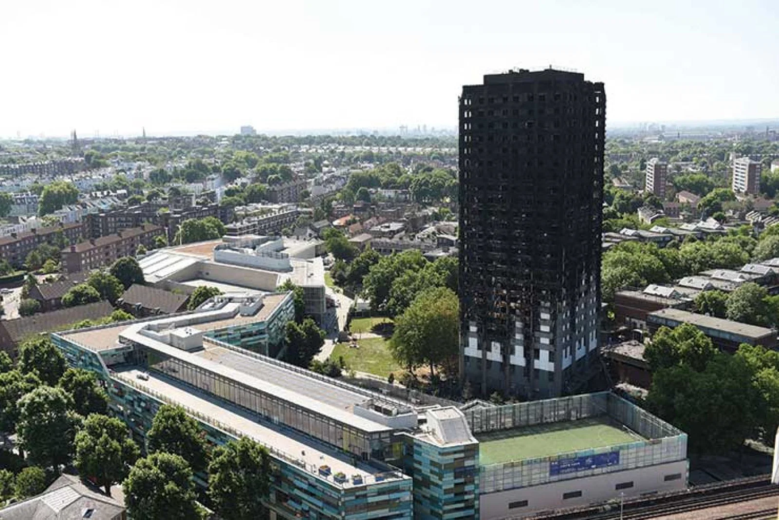 Grenfell tower wreck