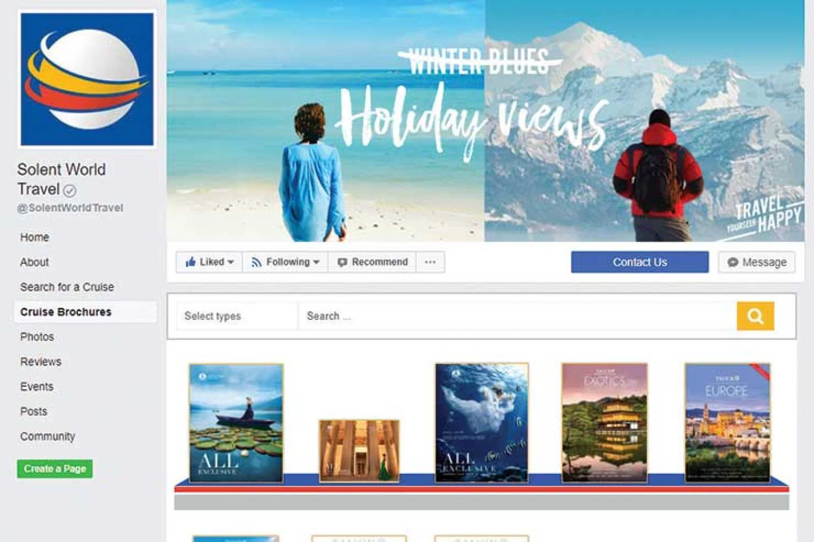 Solent FB screenshot brochure rack