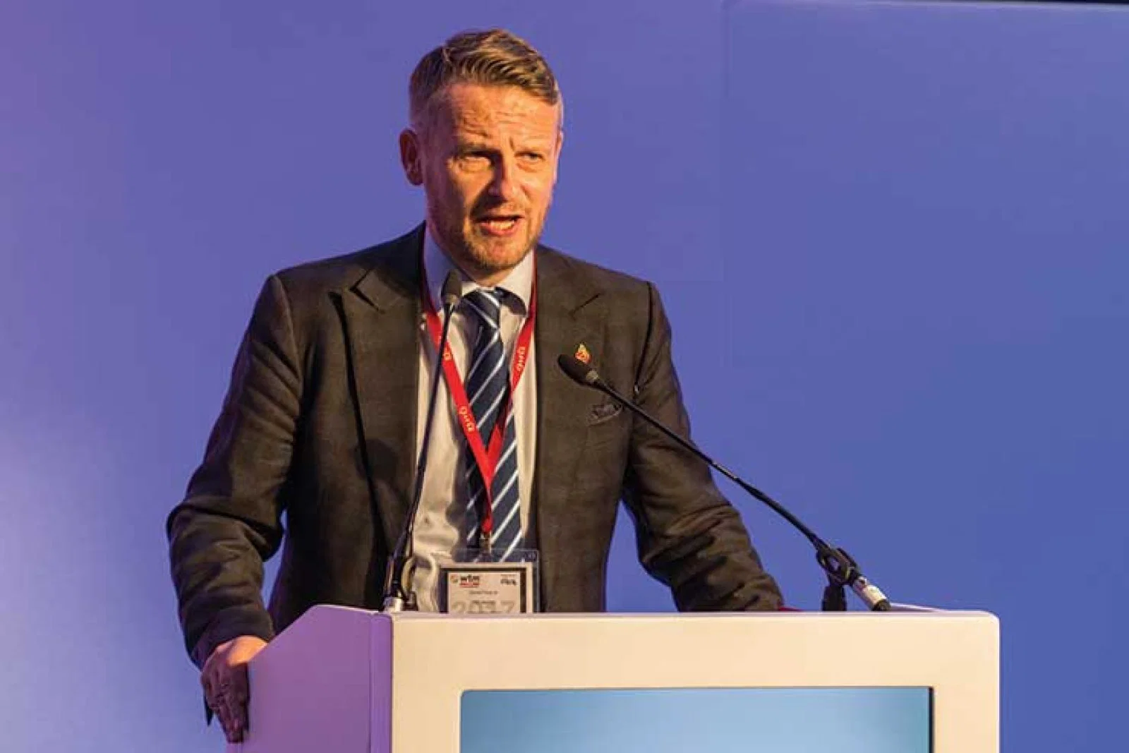 Daniel Pearce speaking at the TTL Conference at WTM London 2017