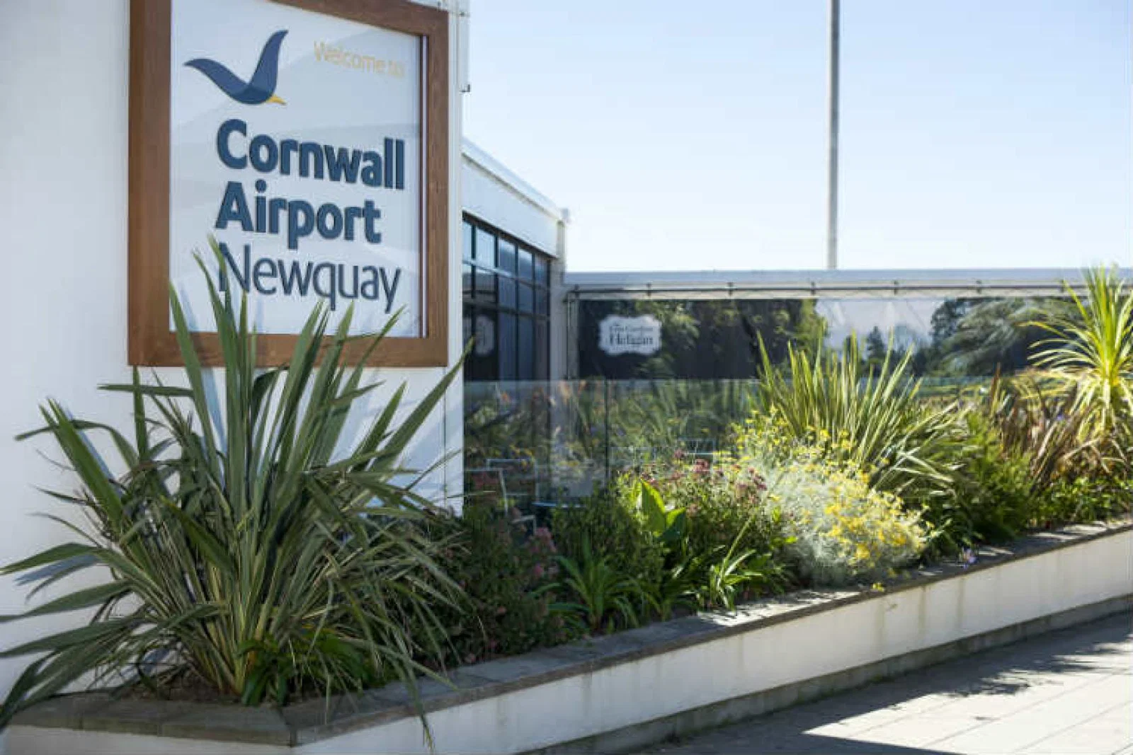 Cornwall airport terminal at Newquay